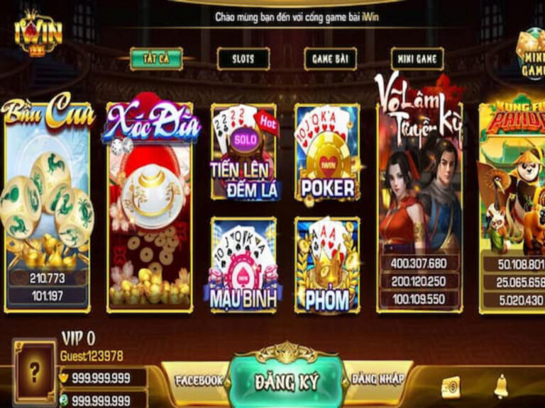 Kho game cực kỳ phong phú và đa dạng của Iwin
