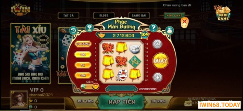 MẸO CHƠI PHÚC MÃN ĐƯỜNG IWIN - CỔNG GAME IWIN